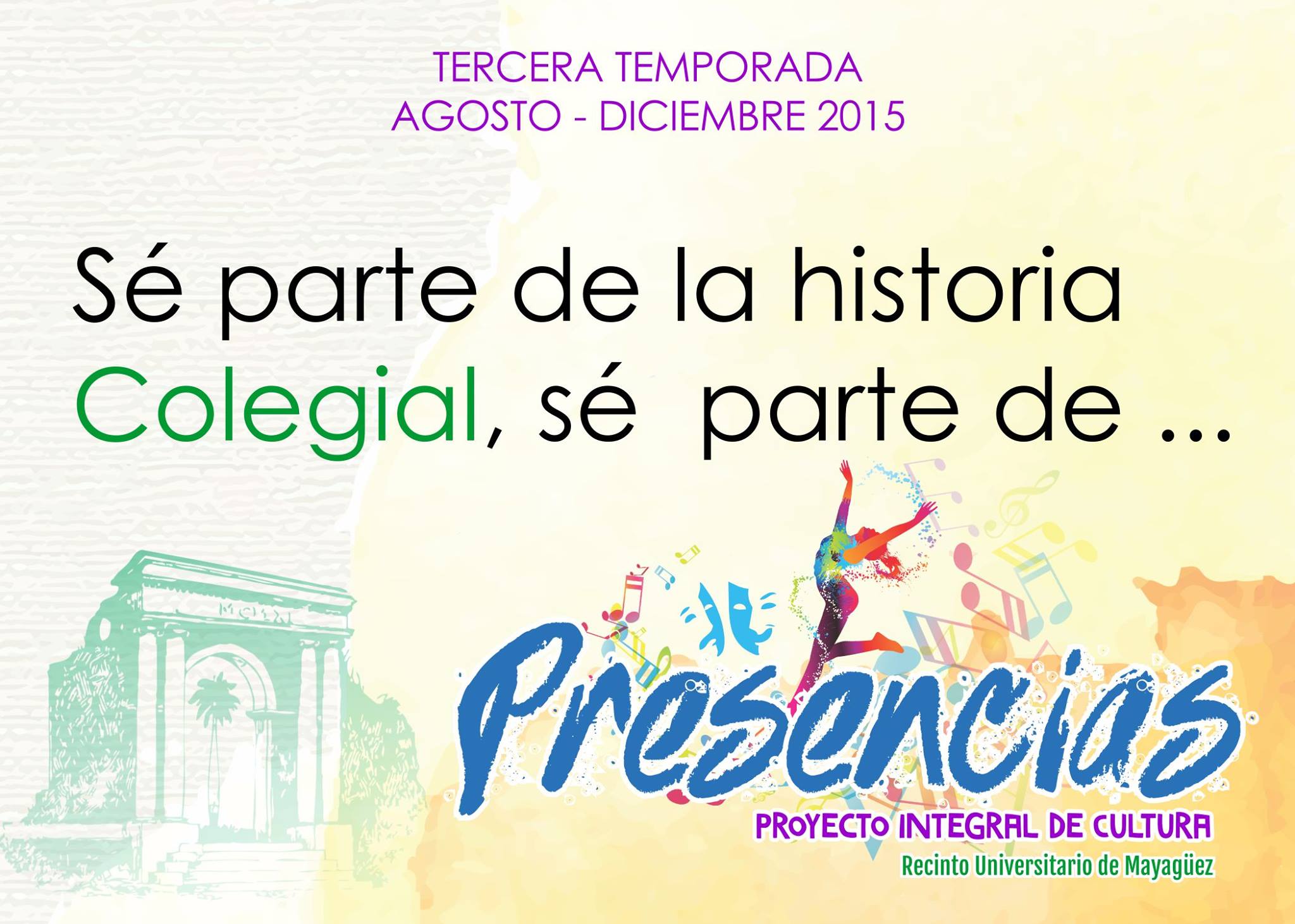 Presencias RUM inicia tercera temporada de Presencias: Proyecto Integral de Cultura