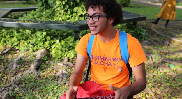 Edison Martínez Monegro, uno de los ganadores de la beca Gilman