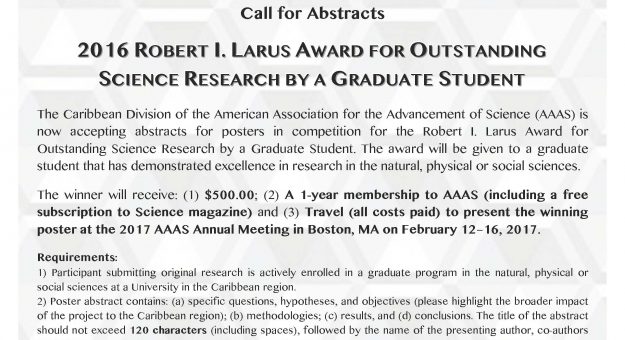 2016 Convocatoria Robert Larus Award