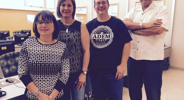 Dra. Aida Méndez, Dra. Beatriz Guerrero, Dr. Edwin González y el Dr. Carlos Ruíz