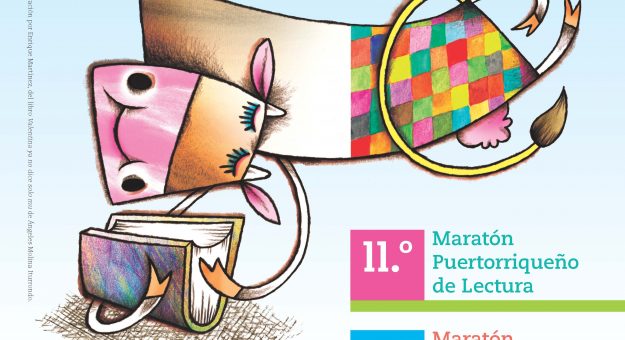 Cartel del 11mo Maratón Puertorriqueño Lectura