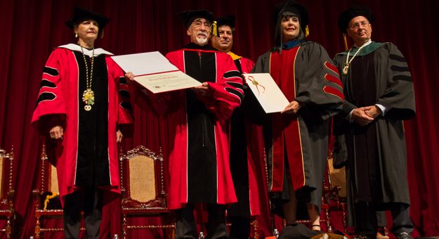 Dra. María de los Ángeles Castro, Gregorio ´Goyo´ Acevedo, Dr. José Lasalde, Dra. Gloria Díaz y Dr. Carlos Pérez