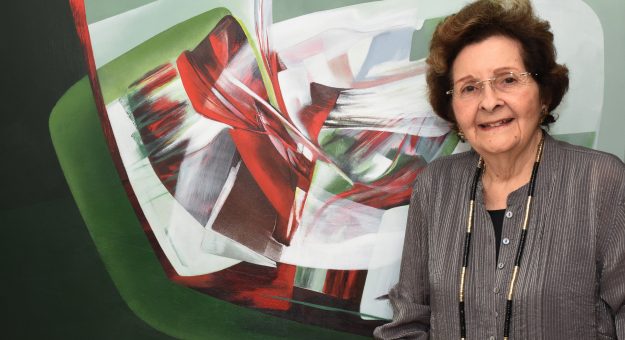 Noemí Ruíz Irizarry. Amore (2012). Acrílico sobre tela. Colección UPRM.