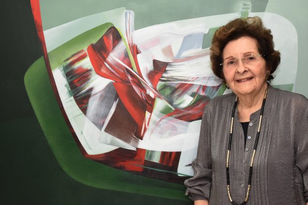 Noemí Ruíz Irizarry. Amore (2012). Acrílico sobre tela. Colección UPRM. Noemí Ruíz Irizarry. Amore (2012). Acrílico sobre tela. Colección UPRM.