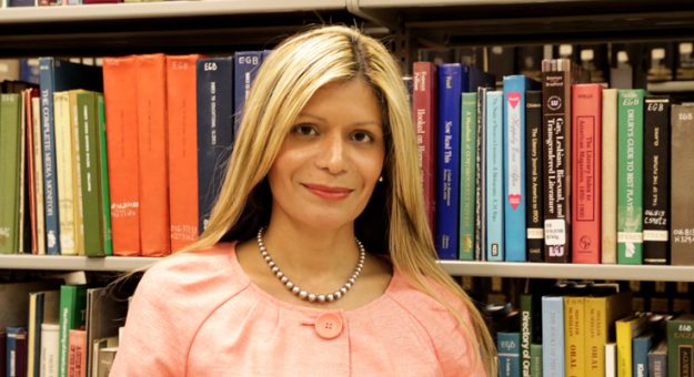 Loida García-Febo, presidenta electa de la Asociación de Bibliotecas de los EE.UU (Foto por Ashlee Cruz Lebrón)