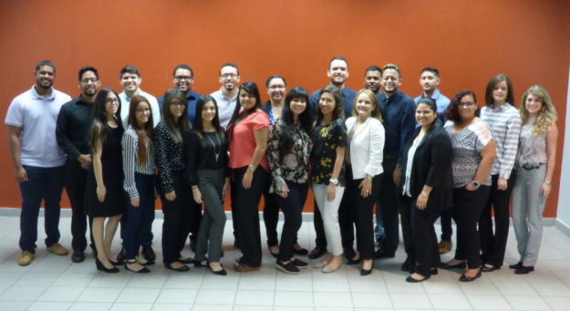 En la foto, los estudiantes del Departamento de Administración de Empresas con Concentración menor en Contribuciones de la Universidad de Puerto Rico en Humacao (UPRH) que participaron en internado en área de impuestos.