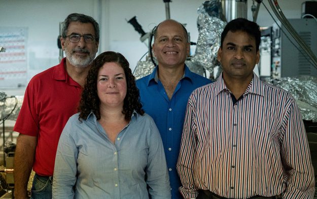 Como parte del equipo científico se encuentran la Dra. Vilmalí López-Mejías, Dr. Ratkanar Palai, Dr. Carlos R. Cabrera, director del centro de estudio de energía renovable, llamado NSF-PREM: Center for Interfacial Electrochemistry of Energy Matererials (CiE^2M) y el Dr. Jorge L. Colón. Como parte del equipo científico se encuentran la Dra. Vilmalí López-Mejías, Dr. Ratkanar Palai, Dr. Carlos R. Cabrera, director del centro de estudio de energía renovable, llamado NSF-PREM: Center for Interfacial Electrochemistry of Energy Matererials (CiE^2M) y el Dr. Jorge L. Colón.