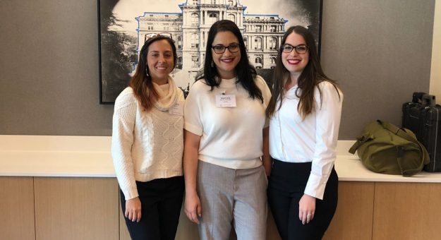 Desde la izquierda: Carolina D. Román, Maricely Ramírez y Nelimar Muñoz