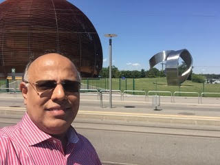 Dr. Sudhir Malik en laboratorio CERN Dr. Sudhir Malik en laboratorio CERN
