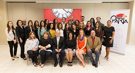 Estudiantes, profesores y colaboradores del proyecto PATRIA