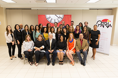 Estudiantes, profesores y colaboradores del proyecto PATRIA Estudiantes, profesores y colaboradores del proyecto PATRIA