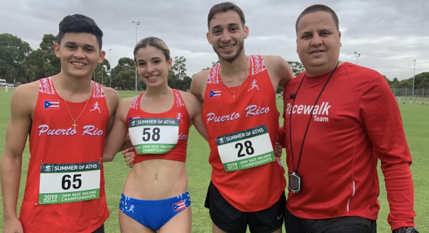 Jan Moreu Sánchez, Rachelle De Orbeta, Luis Espada y el entrenador Wilkins Rodríguez