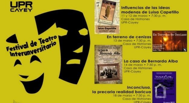 Afiche Festival Teatro Interuniversitario 2019