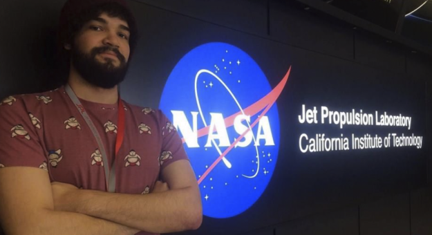 Ian Díaz, estudiante del Departamento de Física de la Universidad de Puerto Rico en Humacao