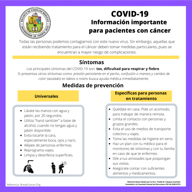Información importante para pacientes con cáncer