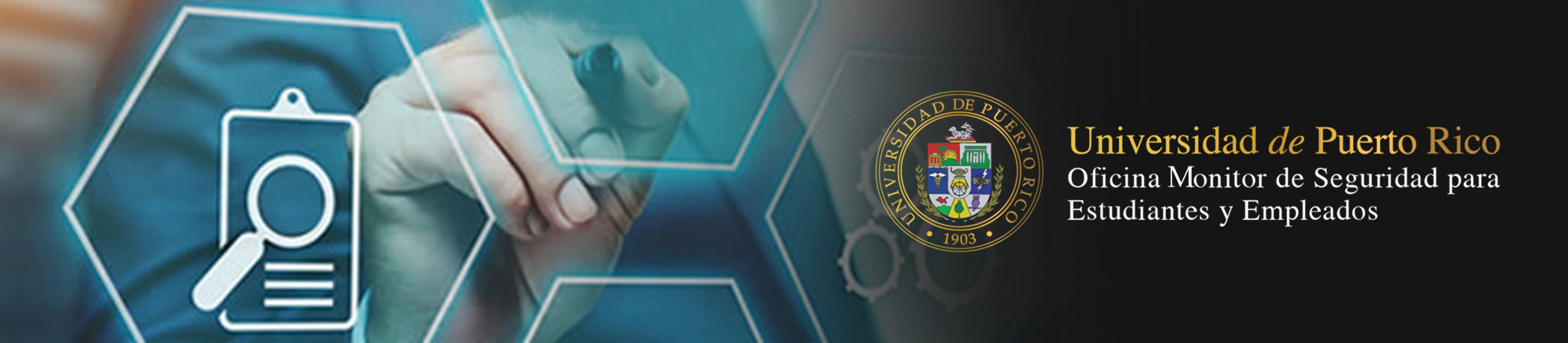 Banner Oficina Monitor de Seguridad para Estudiantes y Empleados