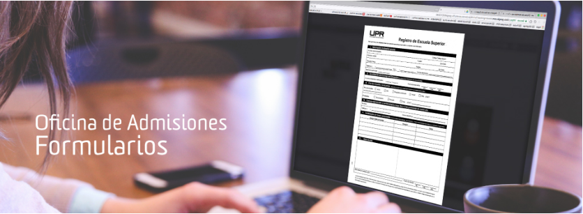 Oficina de Admisiones: Formularios