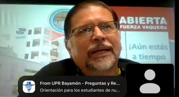 Dr. Miguel Vélez Rubio- Casa Abierta Virtual UPRB