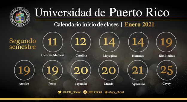 Calendario inico de clases segundo semestre 2020-2021 Calendario inico de clases segundo semestre 2020-2021