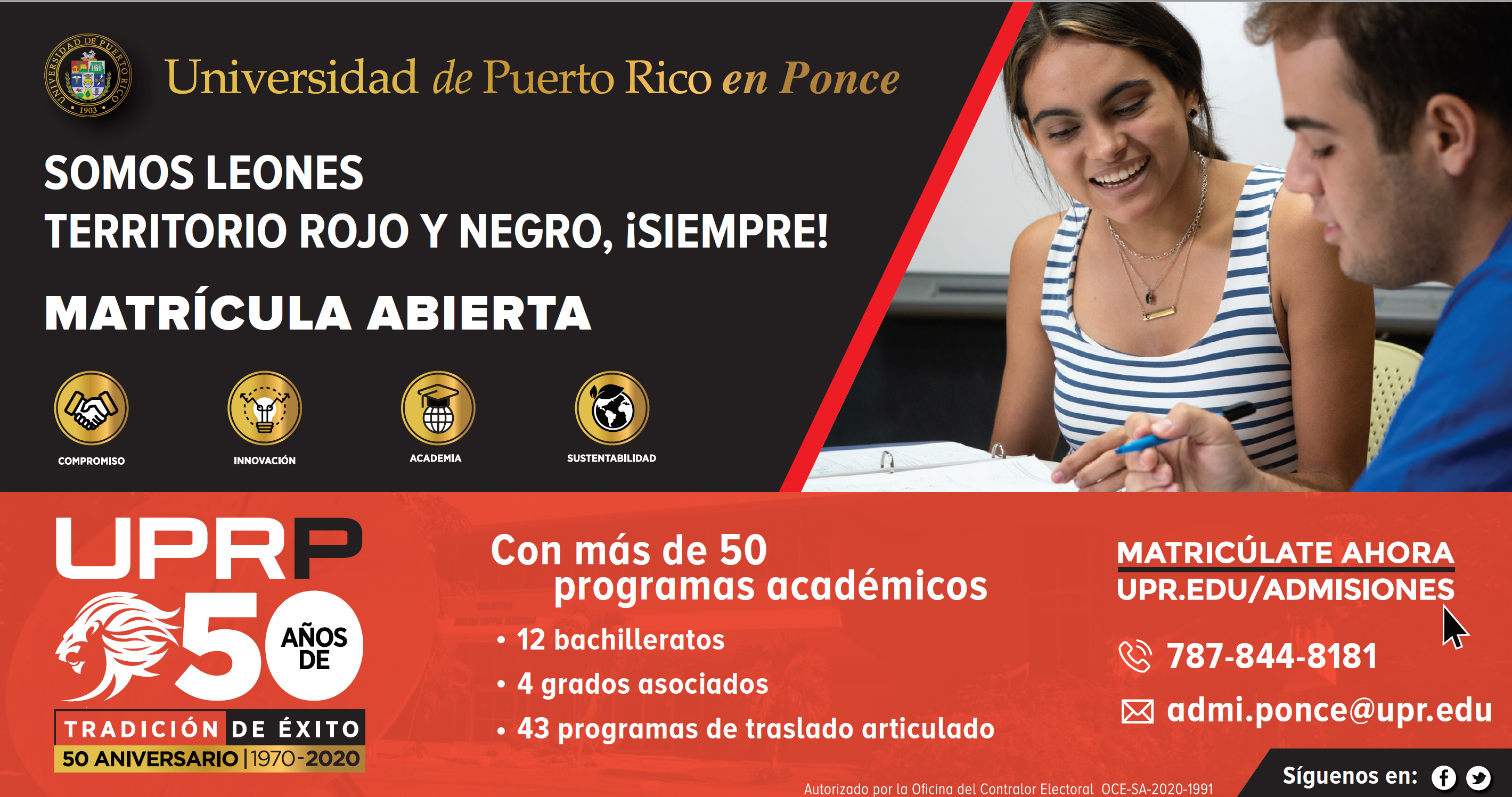 upr-ponce-matricula-abierta-2021 UPRP-Admission Day-2021