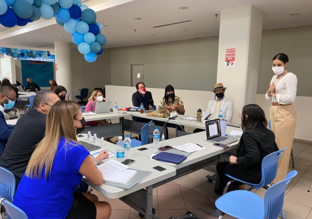 La actividad de diálogo sistémico denominada Reto demográfico: oportunidades para la sostenibilidad de la UPR, se celebró en el recinto de Bayamón de la UPR. La actividad de diálogo sistémico denominada Reto demográfico: oportunidades para la sostenibilidad de la UPR, se celebró en el recinto de Bayamón de la UPR.