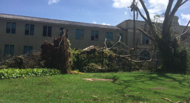 Daños que dejó el huracán María en UPR AC. (Suministrada)