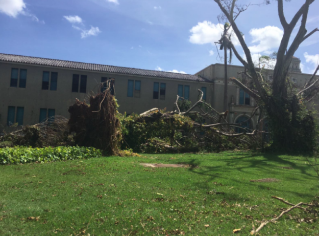 Daños que dejó el huracán María en UPR AC. (Suministrada) Daños que dejó el huracán María en UPR AC. (Suministrada)