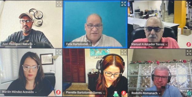 En la foto captura el licenciado Félix Bartolomei orienta a algunos integrantes del grupo de aceleración. En la foto captura el licenciado Félix Bartolomei orienta a algunos integrantes del grupo de aceleración.