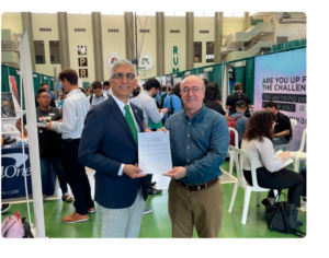 Dr. Agustín Rullán y Nelson Perea