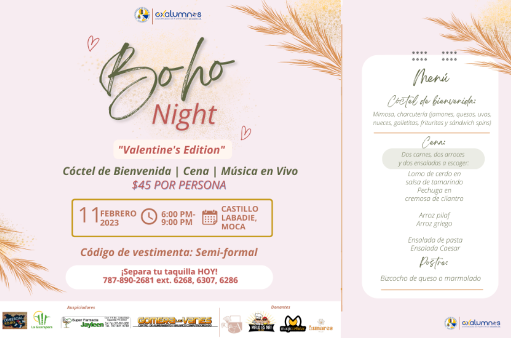 Boho Night “Valentine’s Edition”,