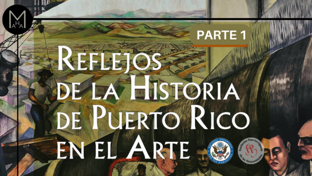 Reflejos portada 1 museo upr Afiche con título: Reflejos de la Historia de Puerto Rico en el Arte.
