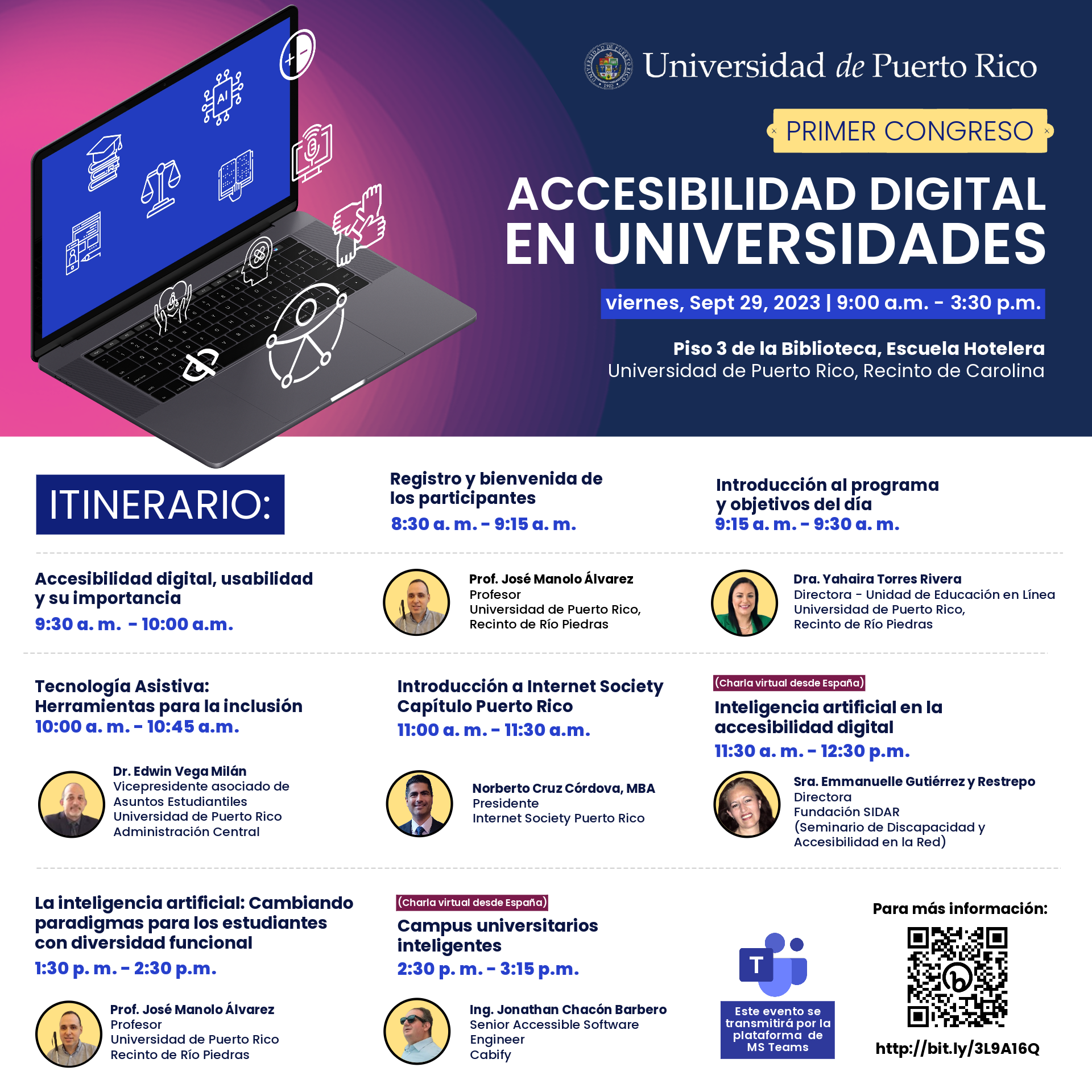 Primer Congreso de Accesibilidad Digital en las Universidades 2023
