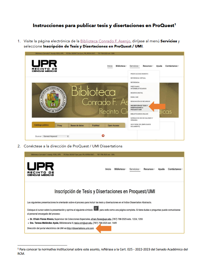 Instrucciones Tesis Disertaciones ProQuest