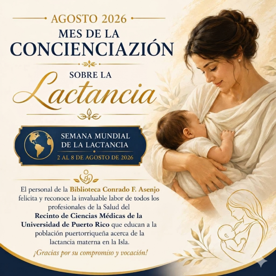 Madre lactante Agosto 2026, Mes de la Concianciación sobre la Lactancia.