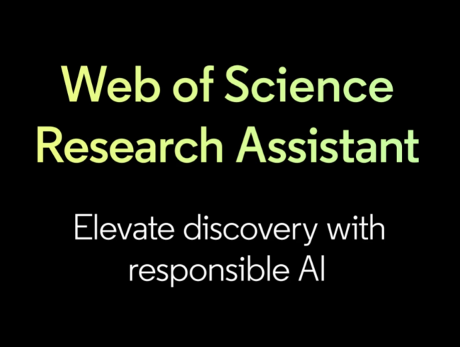 Web of Science Research Assistant