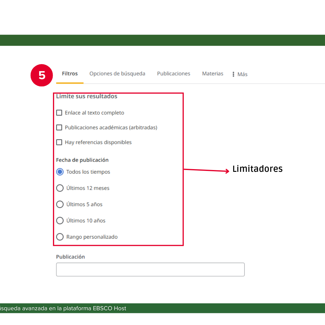 Limitadores de resultados de base de datos