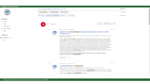 Presenta la pantalla de resultados de una búsqueda avanzada utilizando el operador de lógica boleana OR