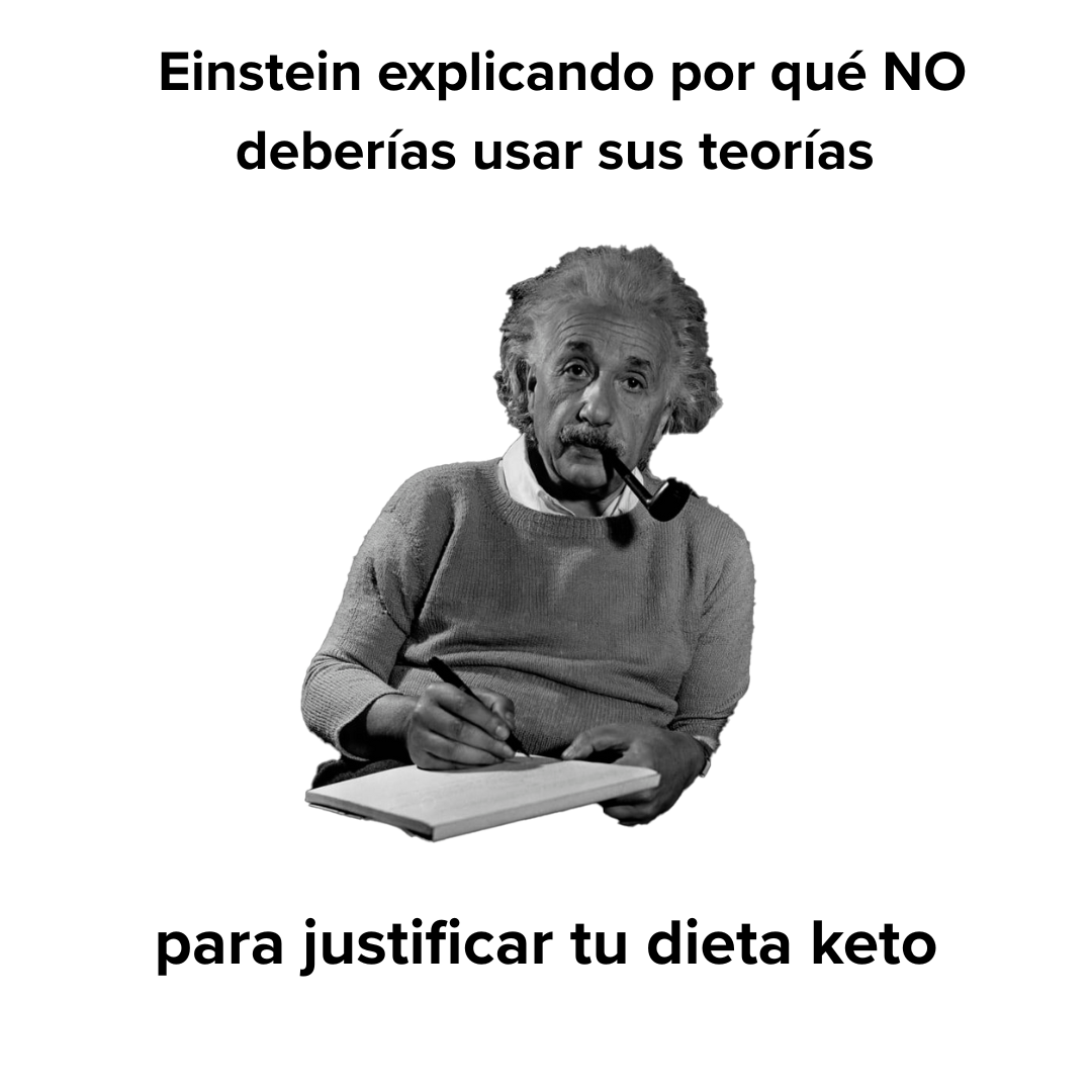 Einstein con cara confundida - Meme sobre autoridad específica del dominio