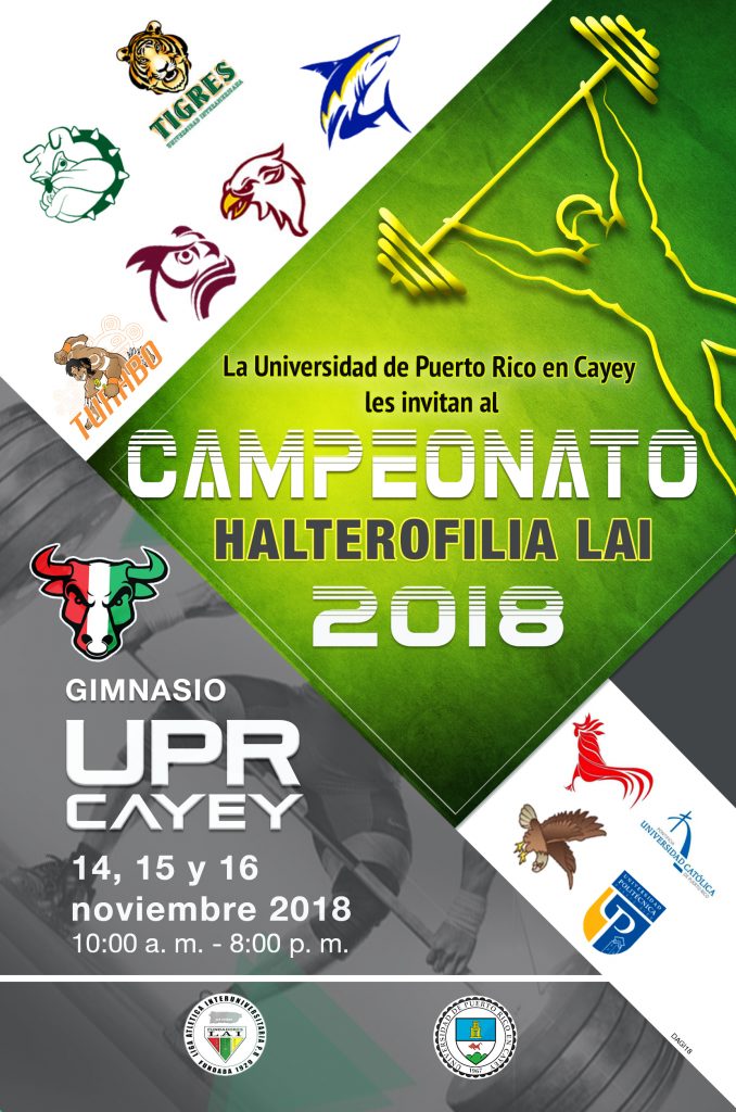 Imagen de la promoción Campeonato de Halterofilia 2018