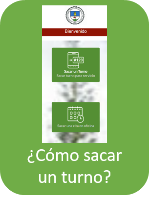 Banner para acceder a las instrucciónes para sacar el turno