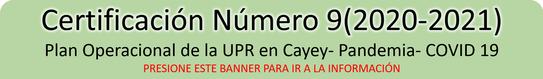 Imagen del Banner Certificación Número 9 (2020 - 2021)
