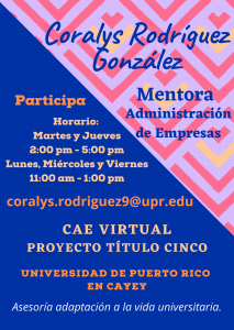 Imagen publicidad-coralys-m-rodriguez-gonzalez-mentora-caetv-virtual-upr-cayey-enero-2021