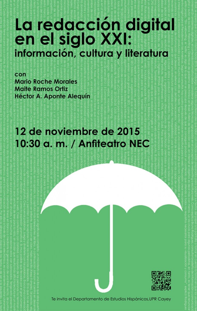 Promoción representativa de la actividad de La redacción digital en el siglo XXI