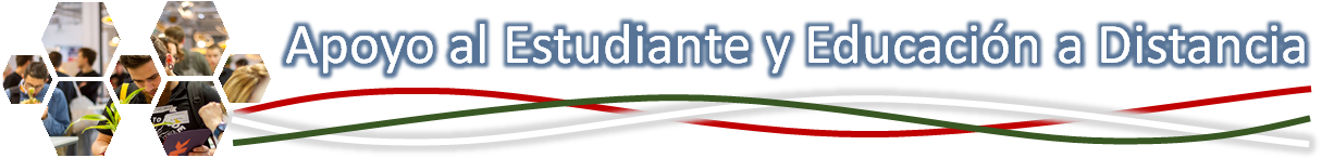 Banner que lleva a información sobre Apoyo al Estudiante y Educación a Distancia