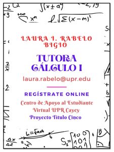 Publicidada Laura Rabelo Tutora Cálculo I Publicidad Institucional CAETV
