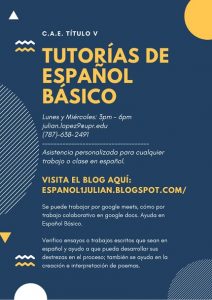 Publicidad Julián López Tutor Español CAETV