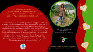 Semblanzas Tutores y Mentores CAETV Graduados Clase 2020 UPR Cayey  14 