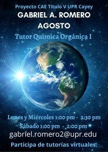 Imagen anuncio-gabriel-romero-agosto-tutor-quimica-organica-i-caetv-upr-cayey-marzo-2021