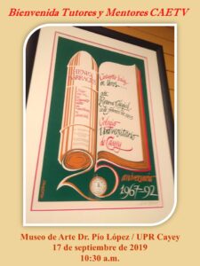 Imagen CAETV Invitación Bienvenida Tutores y Mentores 17-sept-2019
