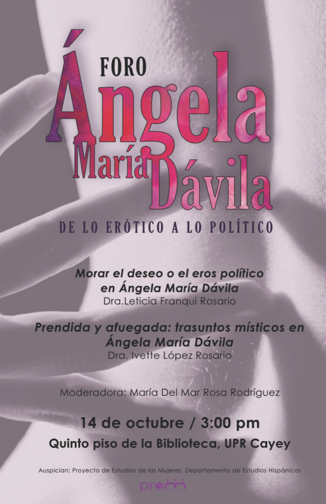 IMAGEN PROMOCIÓN FOTO DE LO ERÓTICO A LO POLÍTICO